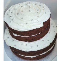Wedding Cake - 2 Tier Naked Cake